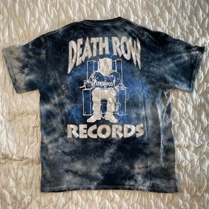 Death Row Records Blue Tie Dye T-Shirt